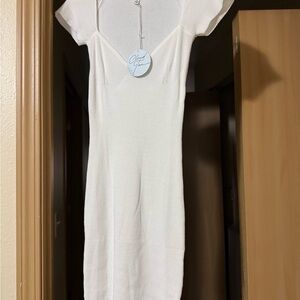 Elegant White Mini Dress
